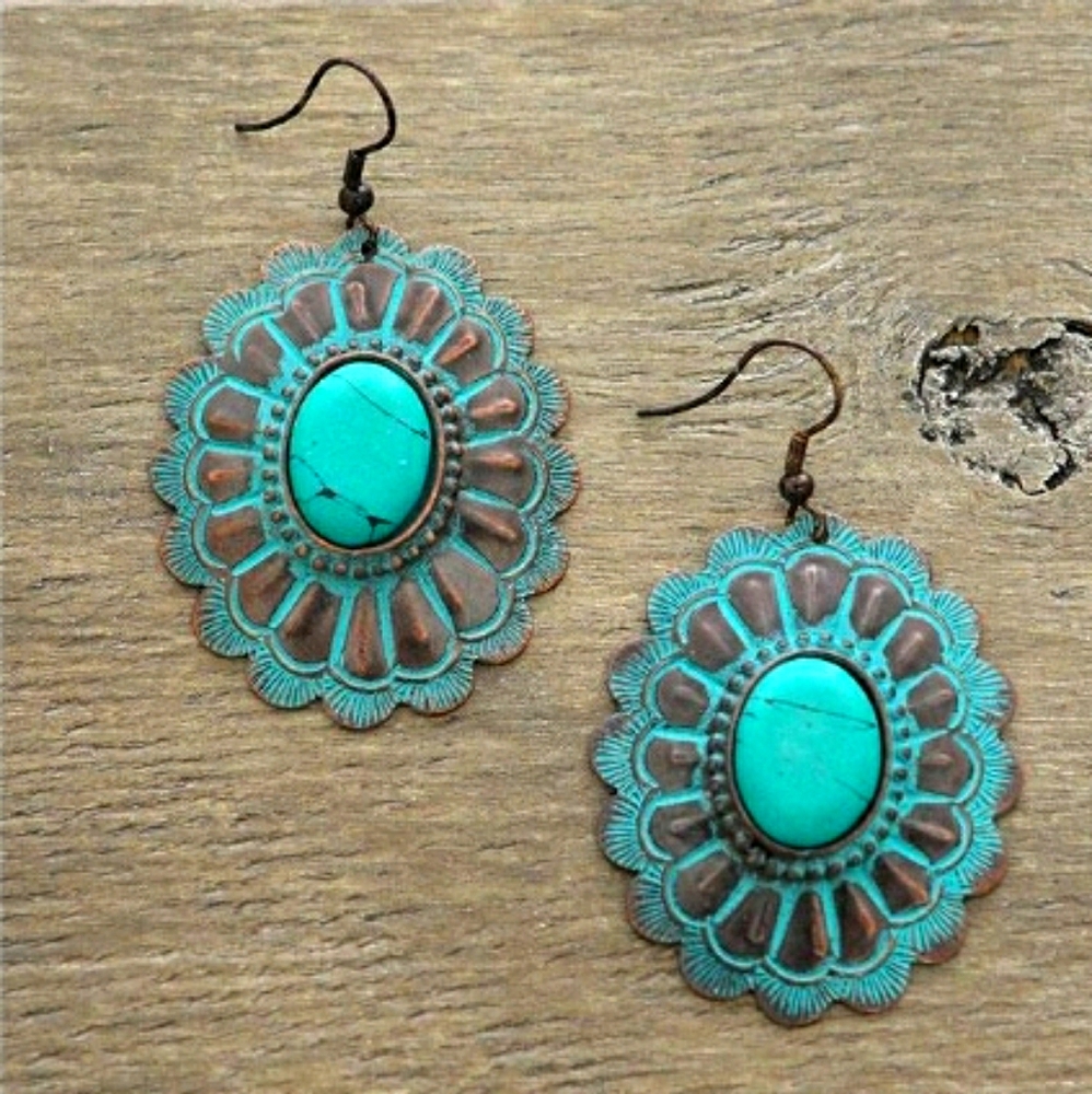 Turquoise earrings